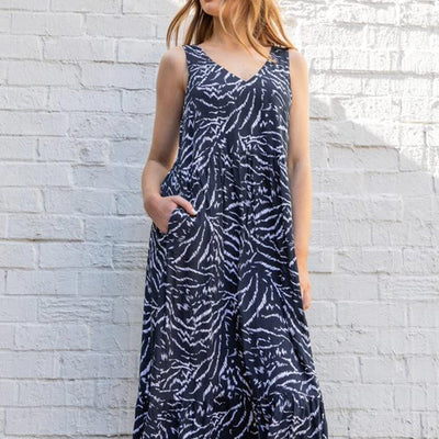 [TEST] Ari V Neck Tiered Midi Dress