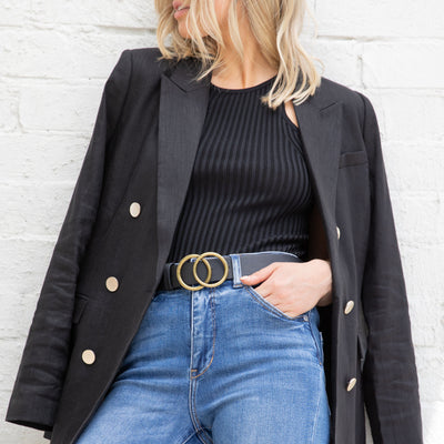 [TEST] Lana Oversized Linen Blazer