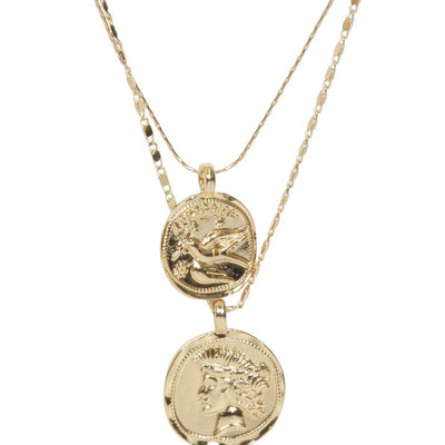 [TEST] Coin Necklace 2 Pack