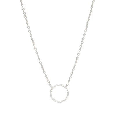 [TEST] Stone Set Circle Necklace