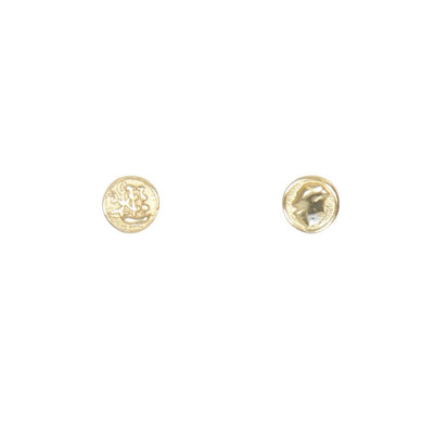[TEST] Mismatch Coin Stud Earrings
