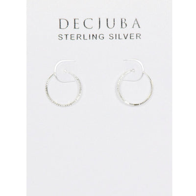 [TEST] 15mm Facet Hoop Earrings
