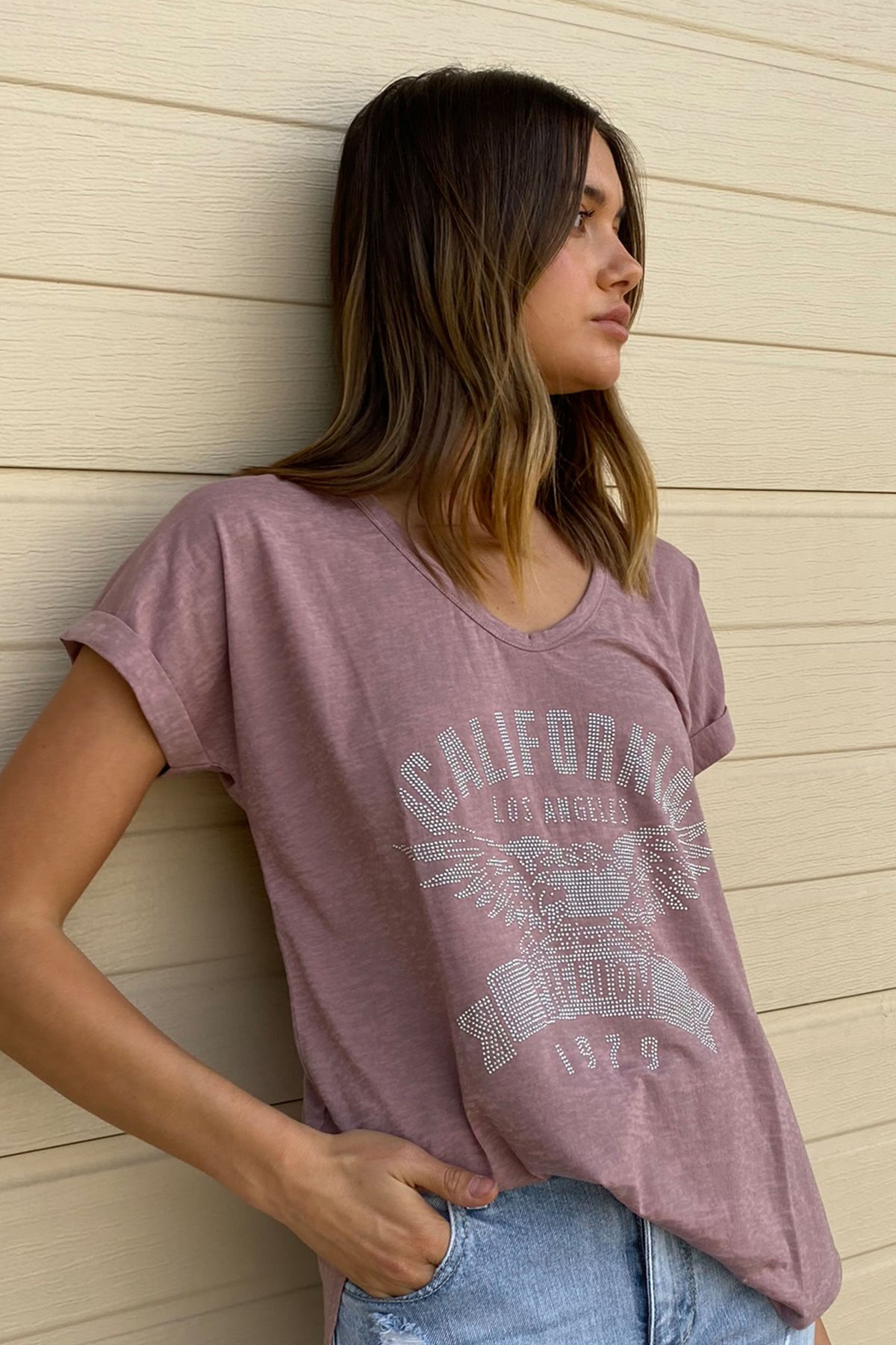 [TEST] California Eagle Studded Tee