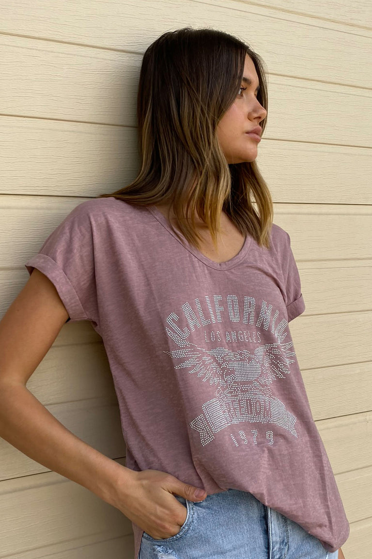 [TEST] California Eagle Studded Tee