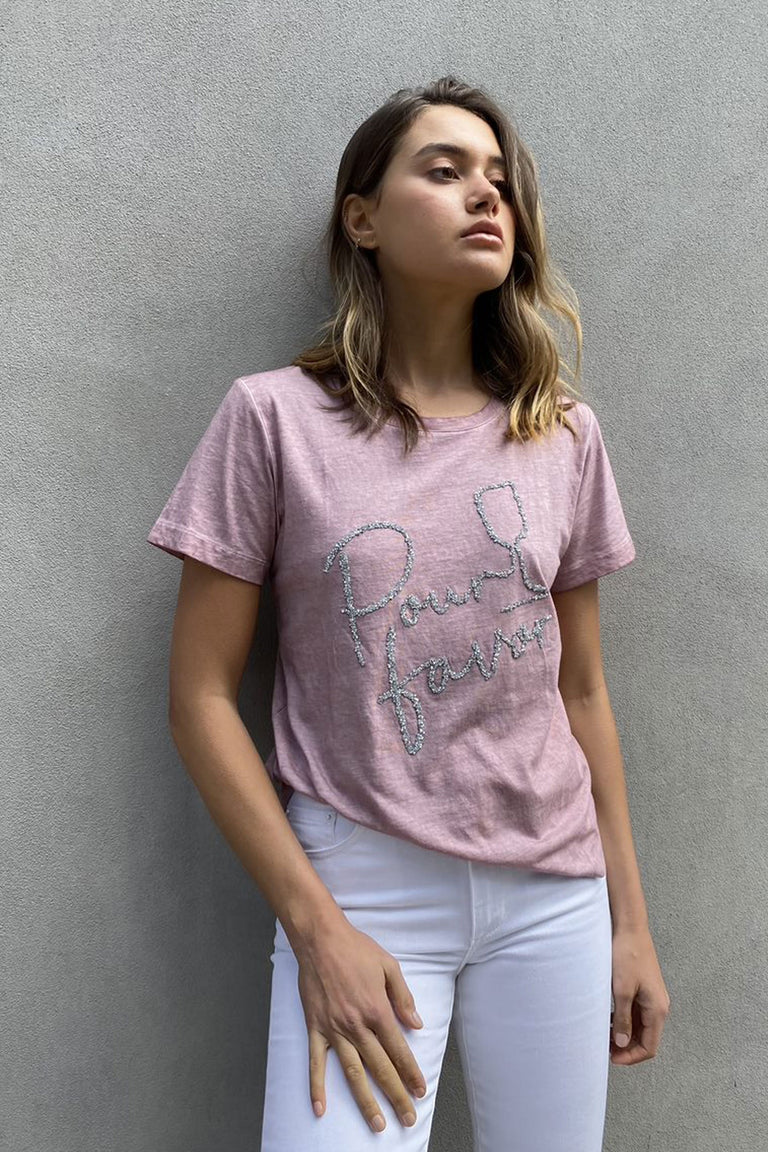 [TEST] Pour Favor Embellished Tee