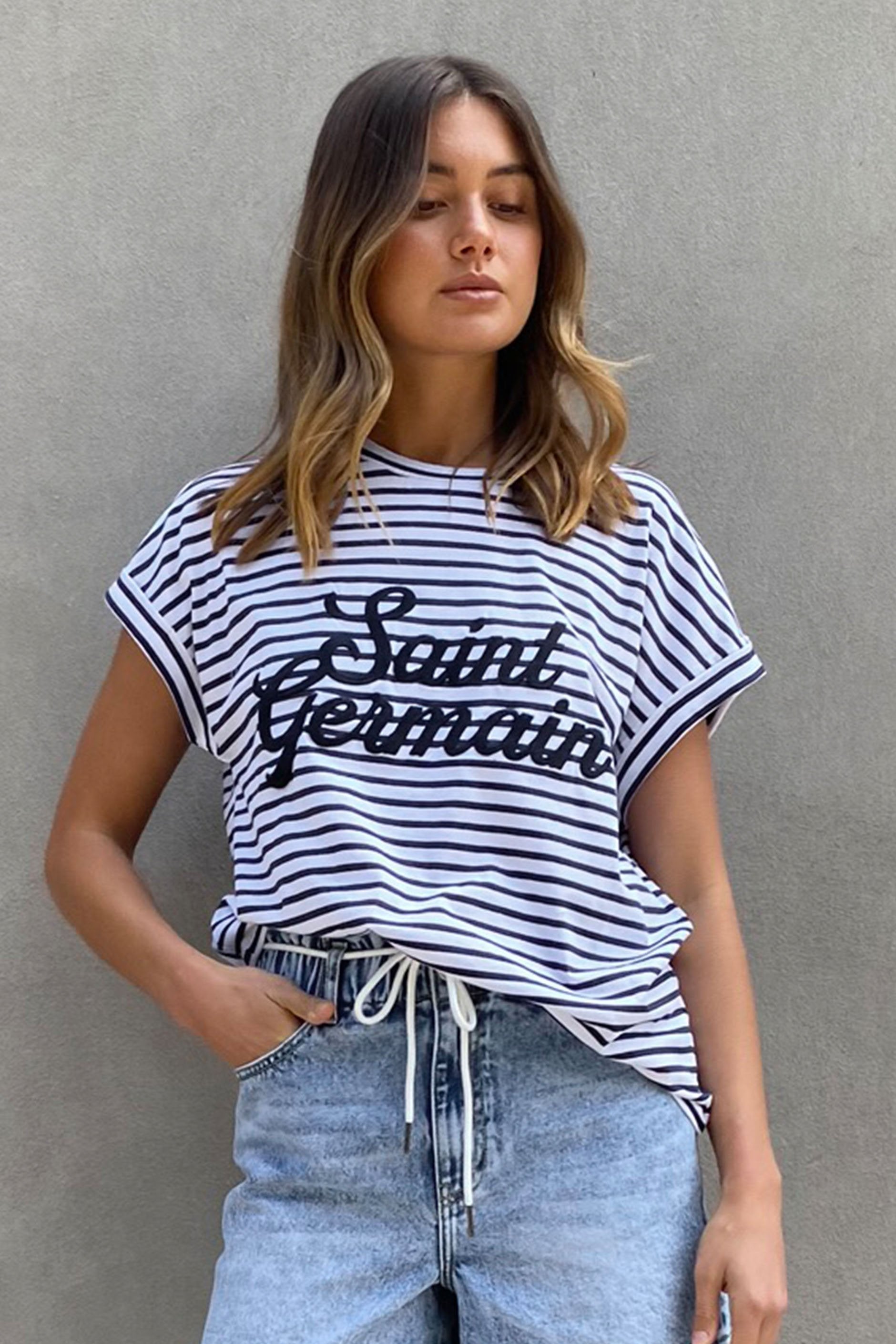 [TEST] Saint Germain Embroidered Tee
