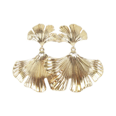 [TEST] Wendy Fan Leaf Earrings