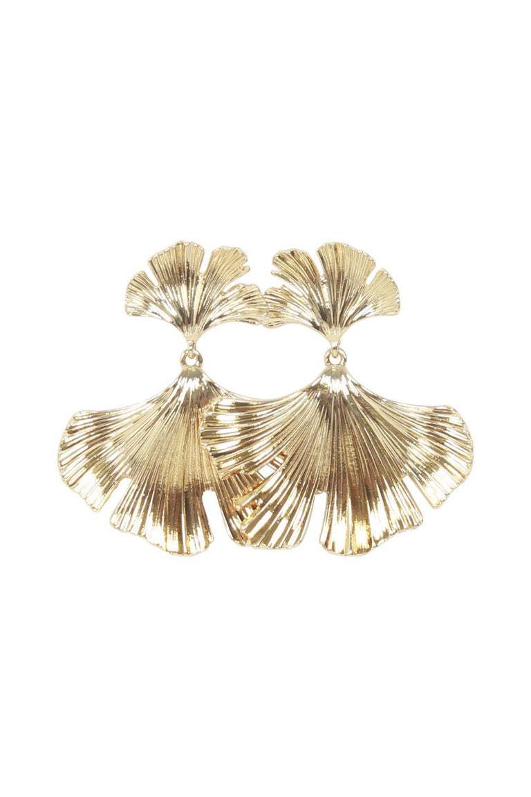 [TEST] Wendy Fan Leaf Earrings