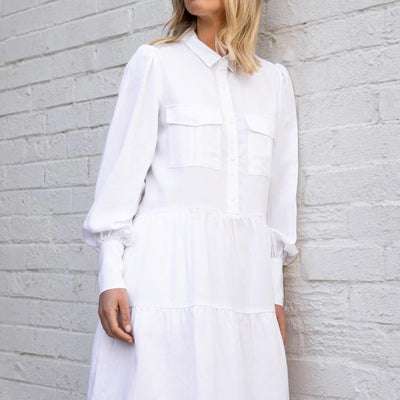 [TEST] Kym Tiered Shirt Dress