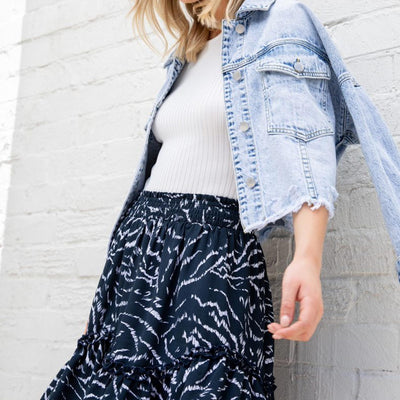 [TEST] Penny Printed Mini Skirt
