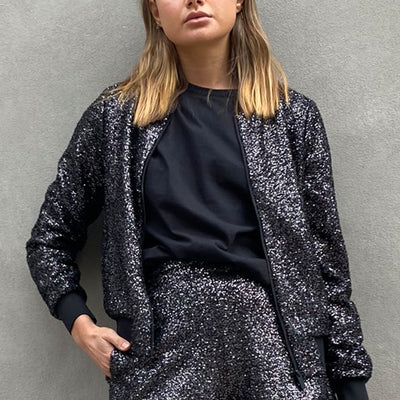 [TEST] Hutton Sequin Bomber Jacket