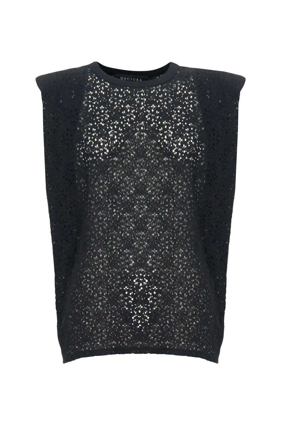 [TEST] Dani Shoulder Pad Lace Top
