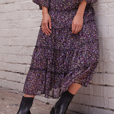 [TEST] Anna Ruffle Tiered Midi Skirt