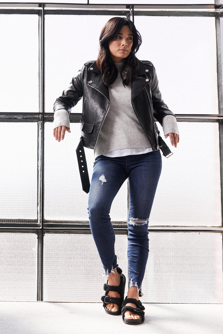 [TEST] Evie Chewed Hem Jean