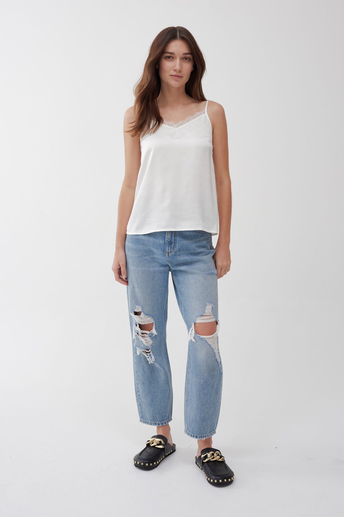 [TEST] Alison Lace Trim Cami