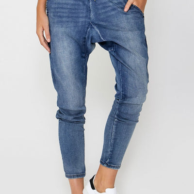 [TEST] Luxe Fleur Drop Crotch Jean