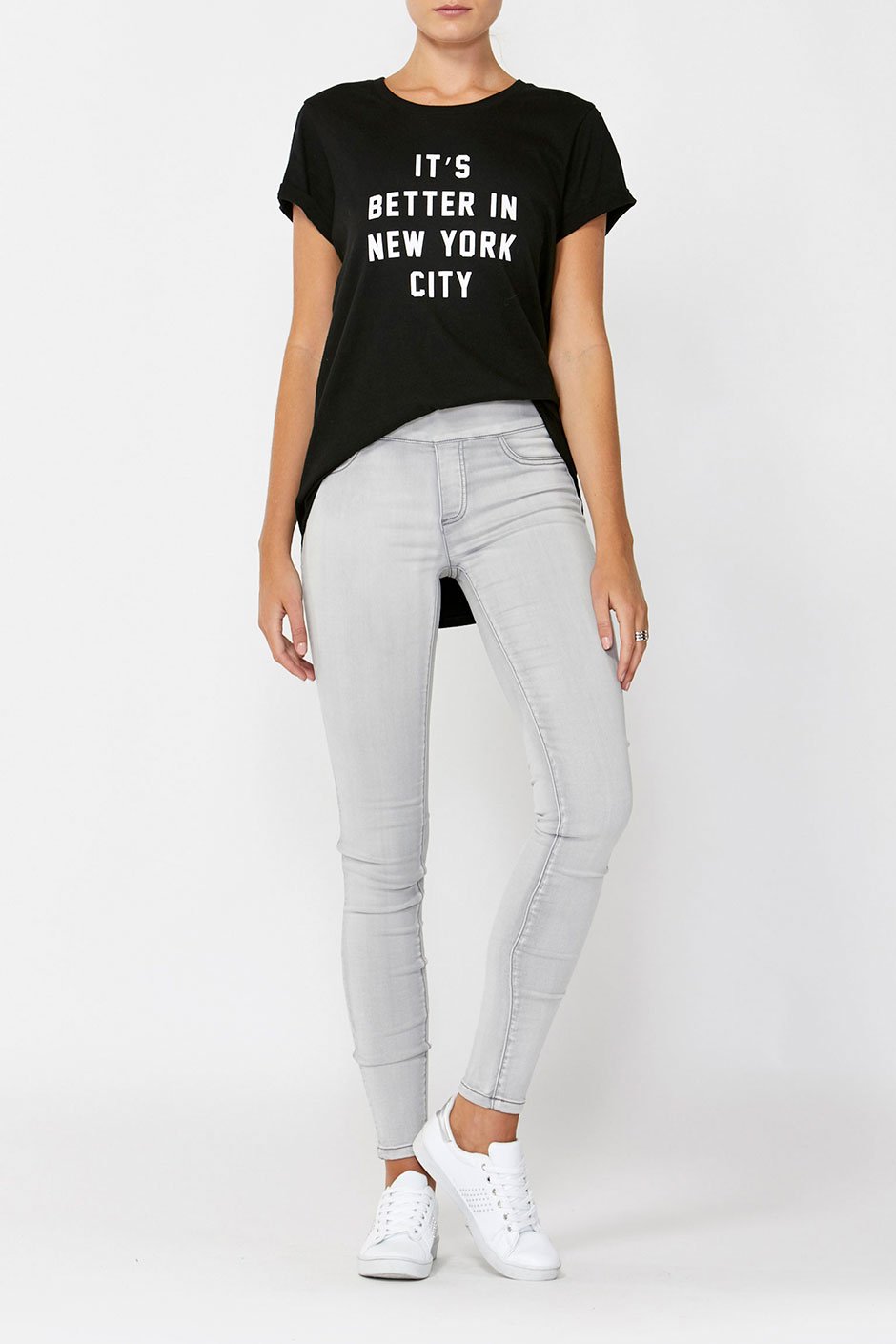 Riley Skinny Jean - Ice Grey