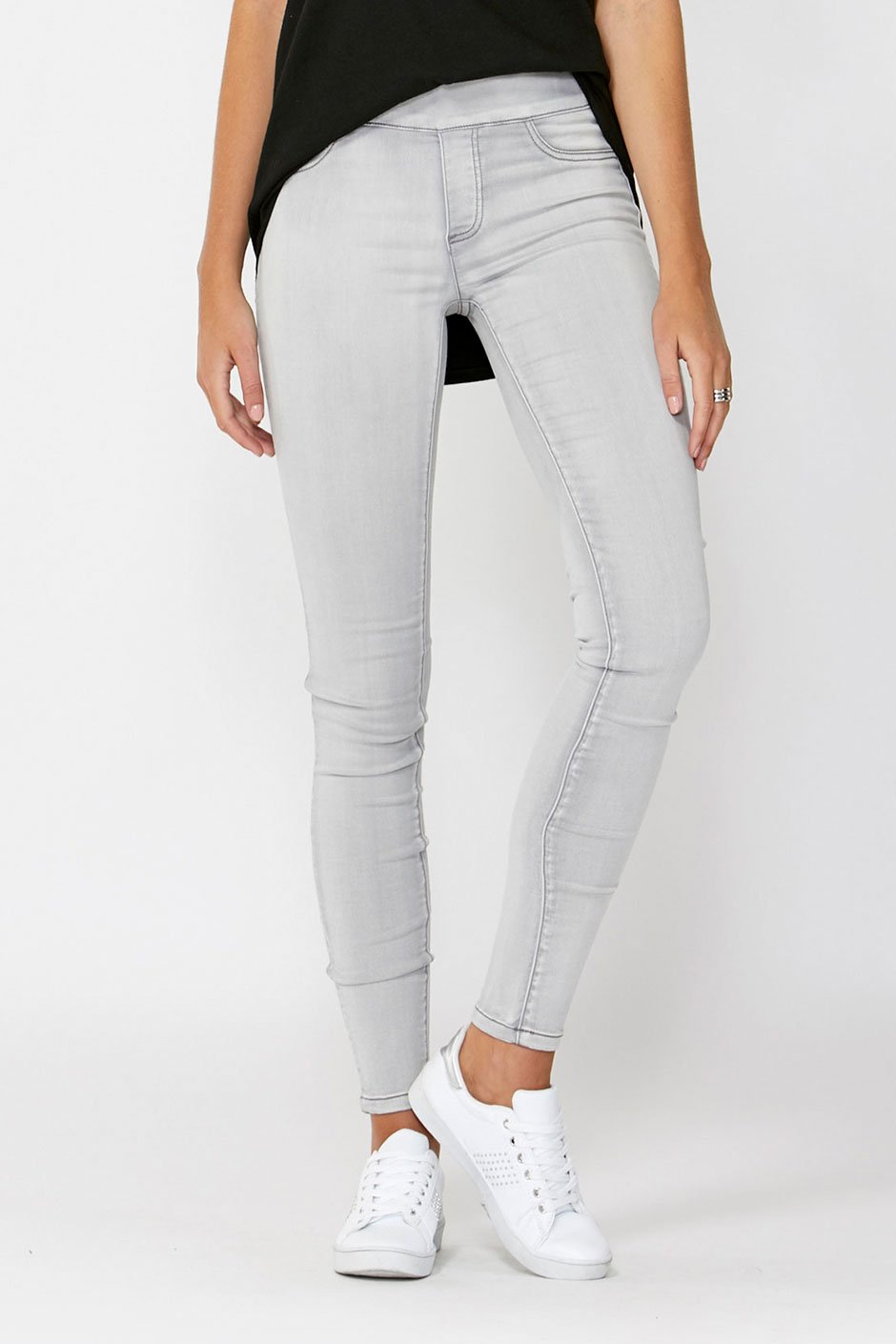 Riley Skinny Jean - Ice Grey
