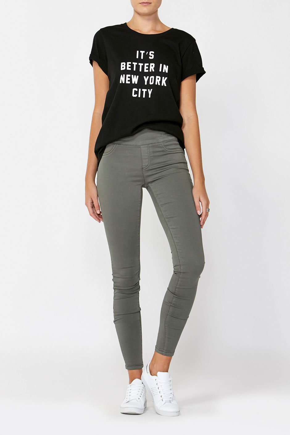 Riley Skinny Jean - Khaki