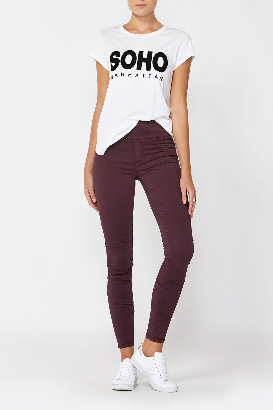 Riley Skinny Jean - Mulberry
