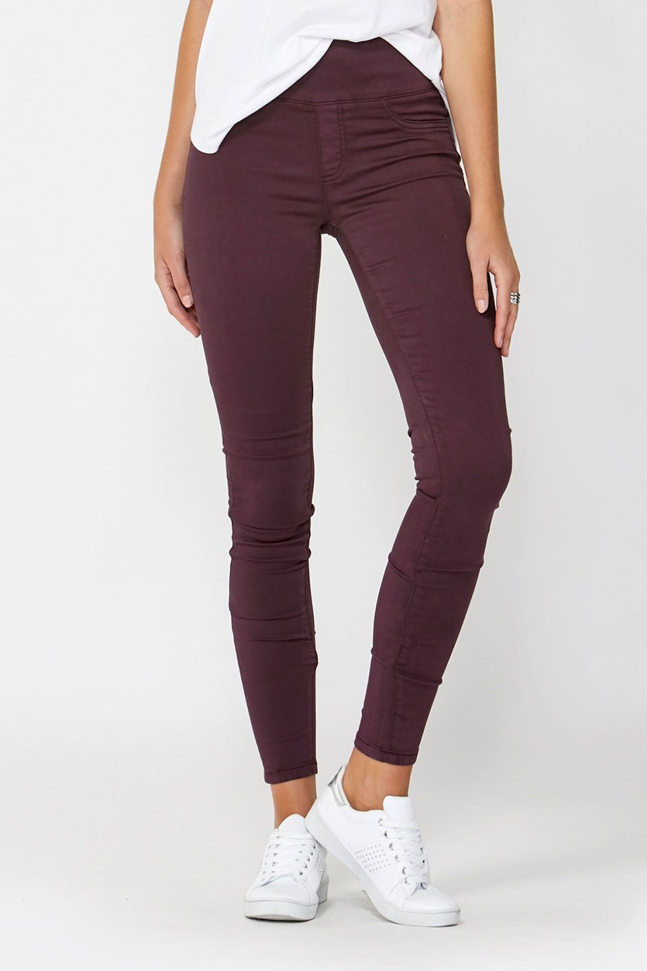 Riley Skinny Jean - Mulberry