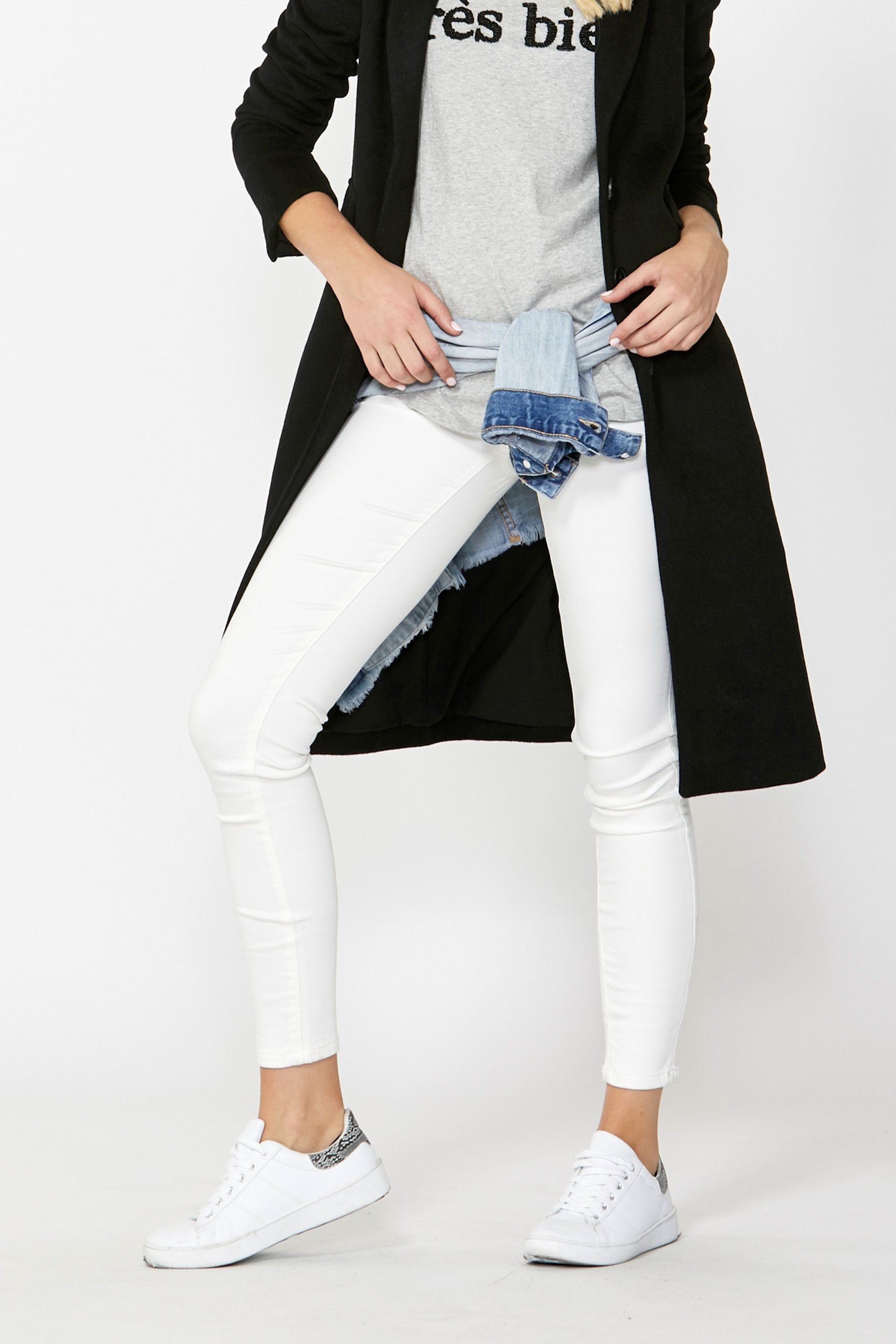 Riley Skinny Jean - White