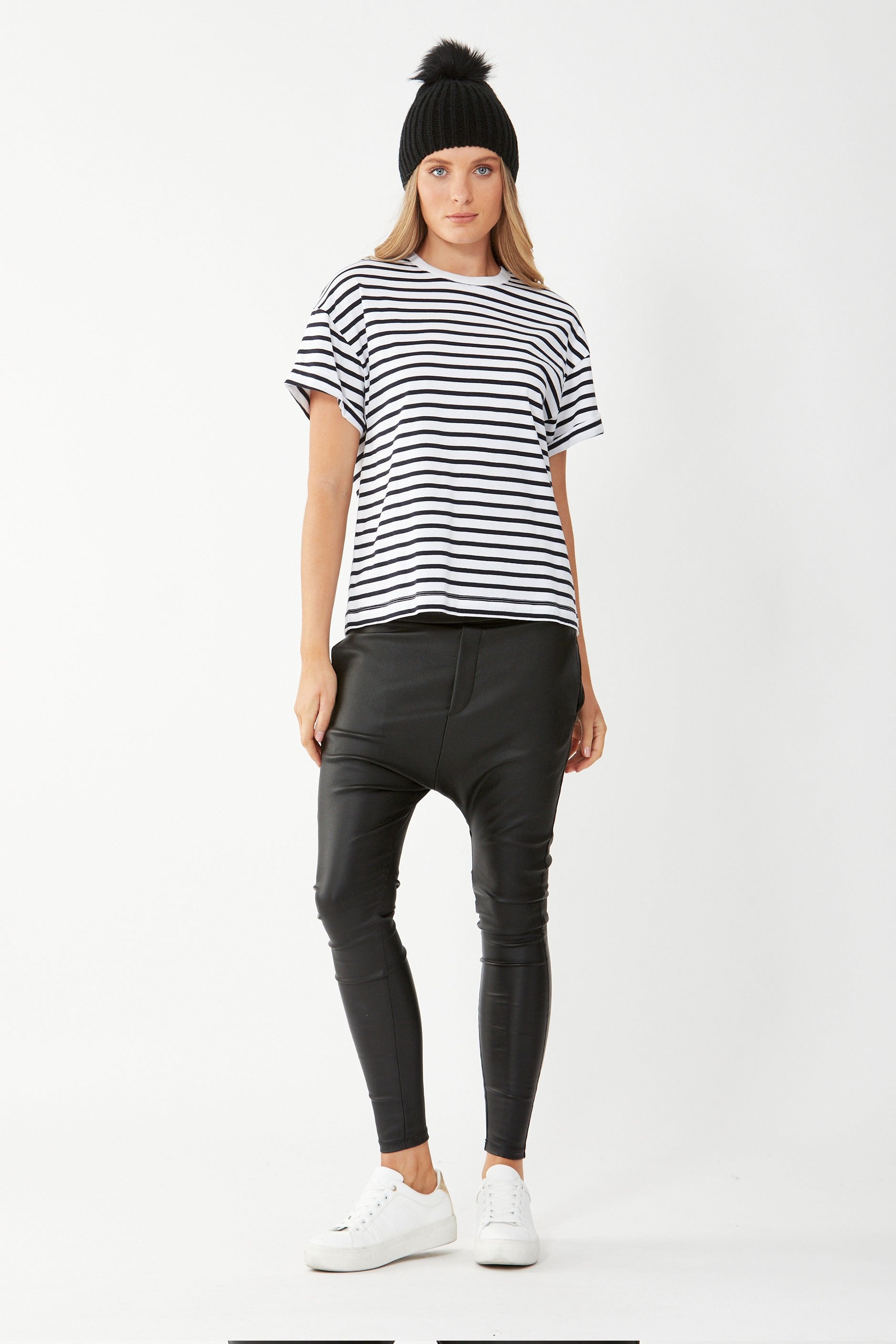 [TEST] Ella Cuffed Slouchy Tee