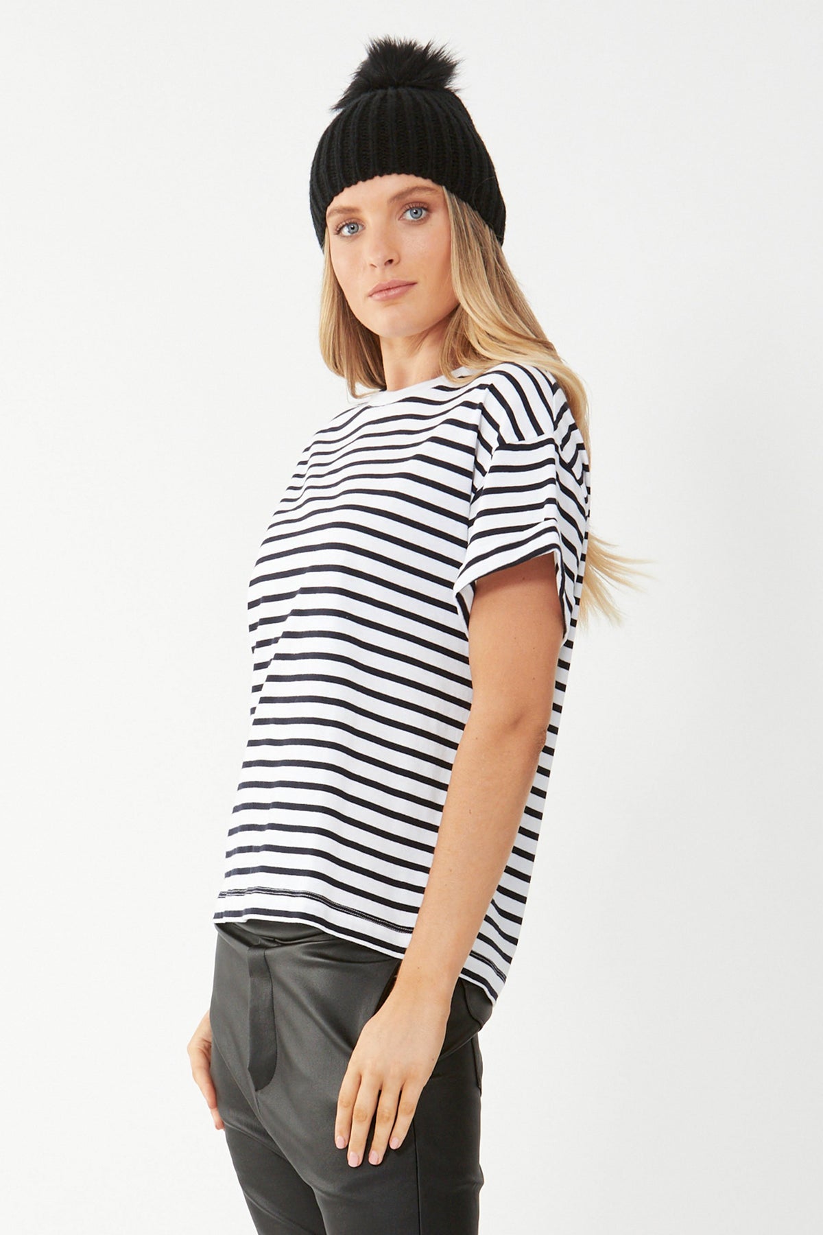[TEST] Ella Cuffed Slouchy Tee