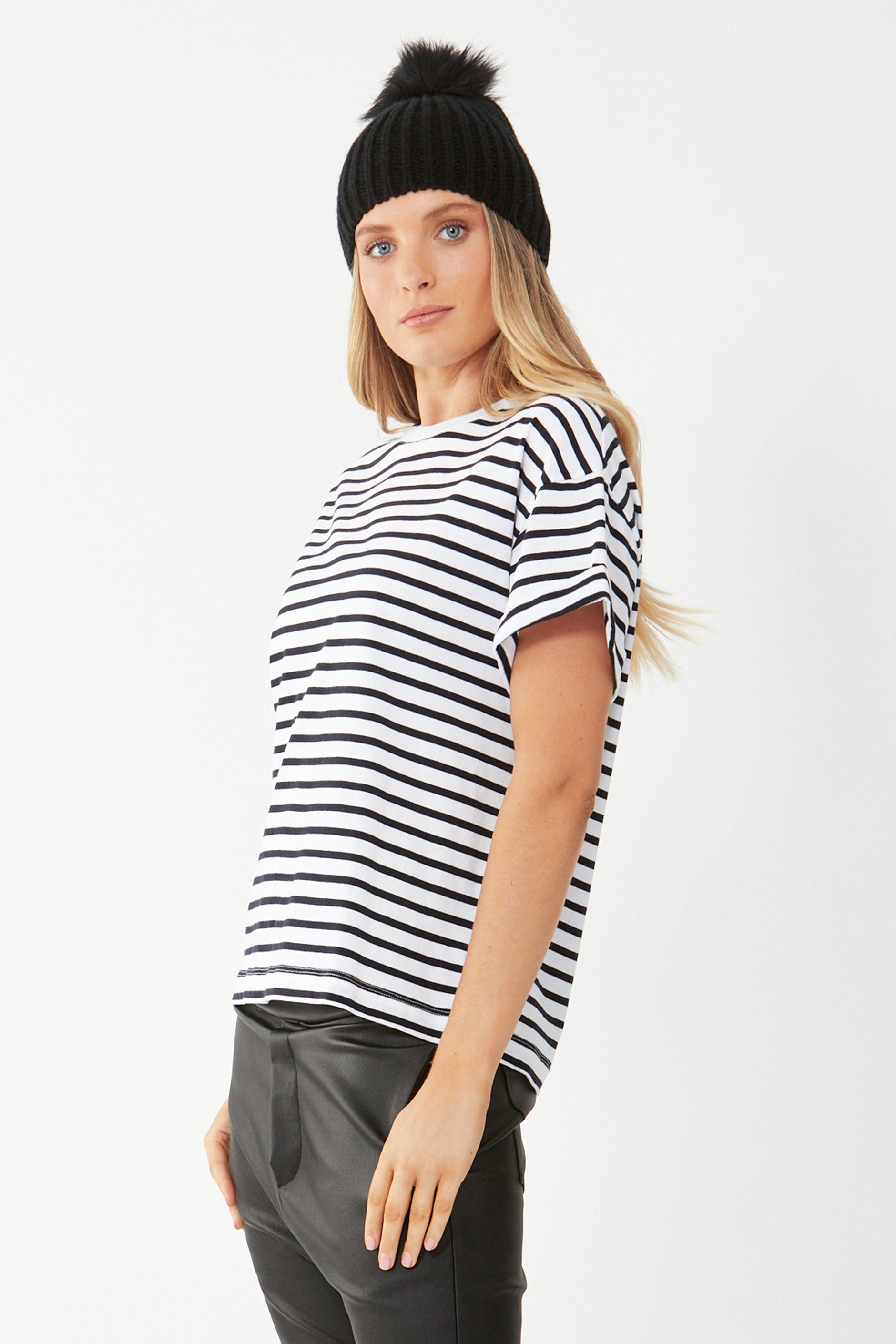 [TEST] Ella Cuffed Slouchy Tee