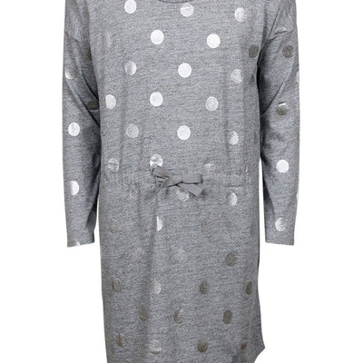 [TEST] Kids Metallic Spot L/S Dress