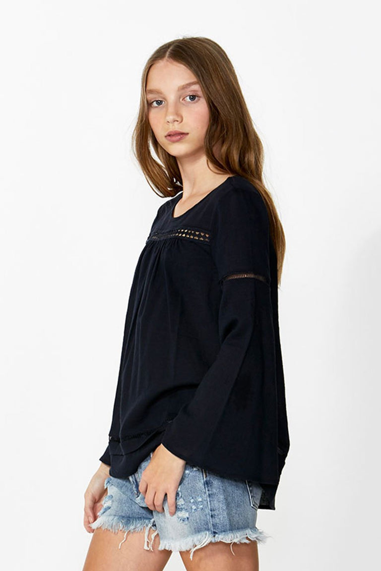 [TEST] Kids Bell Sleeve Top