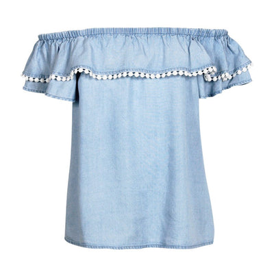 [TEST] Kids Trim Off Shoulder Top