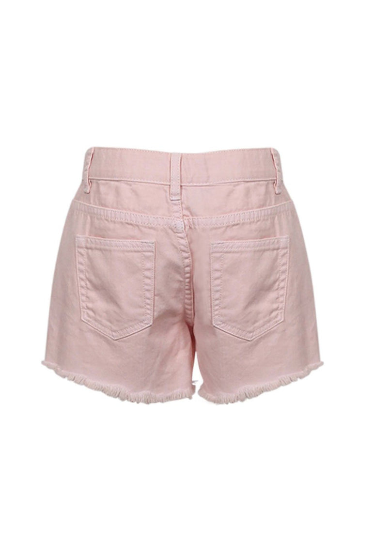 [TEST] Girls Distressed Denim Short