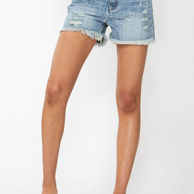 [TEST] Girls Distressed Denim Short