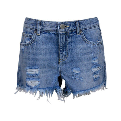 [TEST] Girls Distressed Denim Short