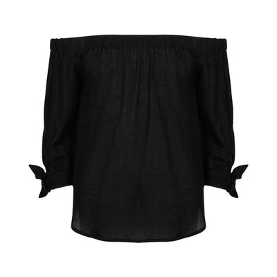 [TEST] Kids Off Shoulder Woven Top