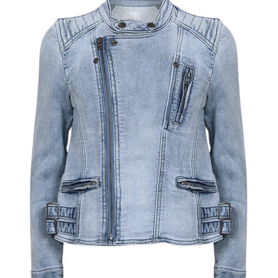 [TEST] Kids Denim Biker Jacket