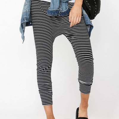 [TEST] Kids Stripe Drop Crotch Jogger