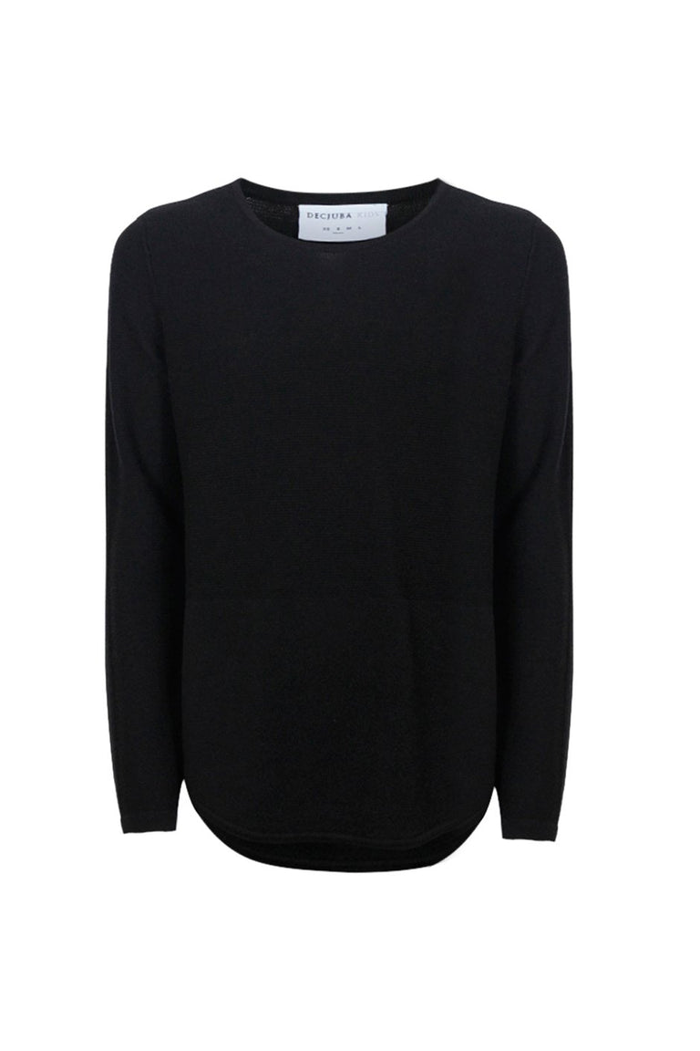 [TEST] Girls Curved Hem Jumper