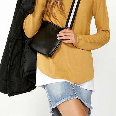 [TEST] Girls Curved Hem Jumper