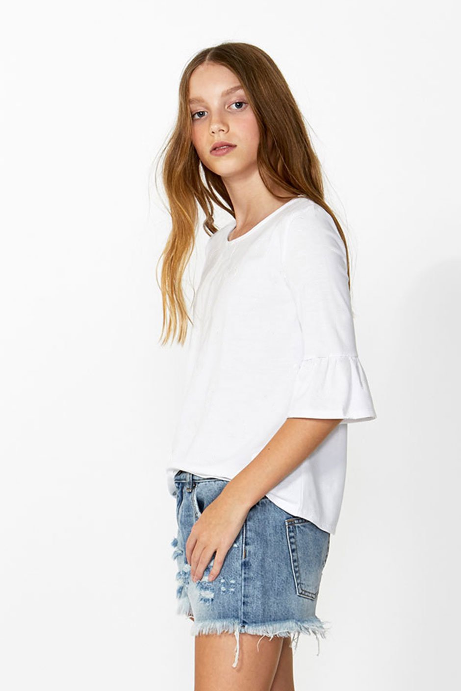 [TEST] Kids Gathered Sleeve Top