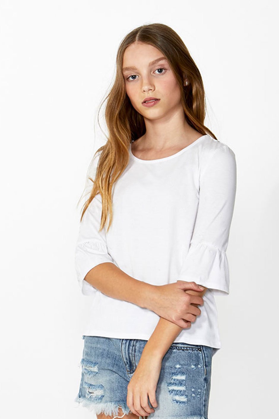 [TEST] Kids Gathered Sleeve Top
