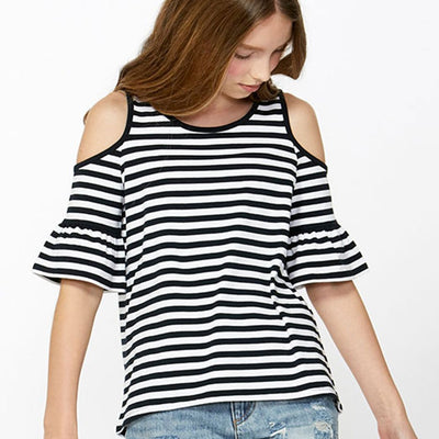 [TEST] Kids Cutout Jersey Top
