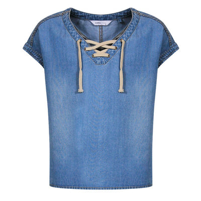 [TEST] Kids Lace Up Chambray Shirt