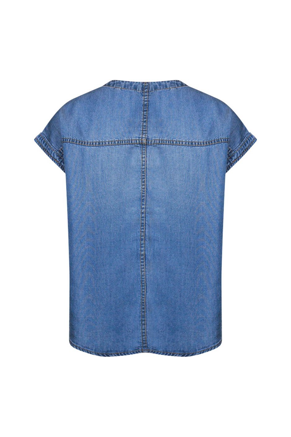 [TEST] Kids Lace Up Chambray Shirt