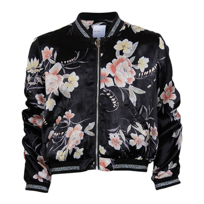 [TEST] Kids Printed Satin Bomber
