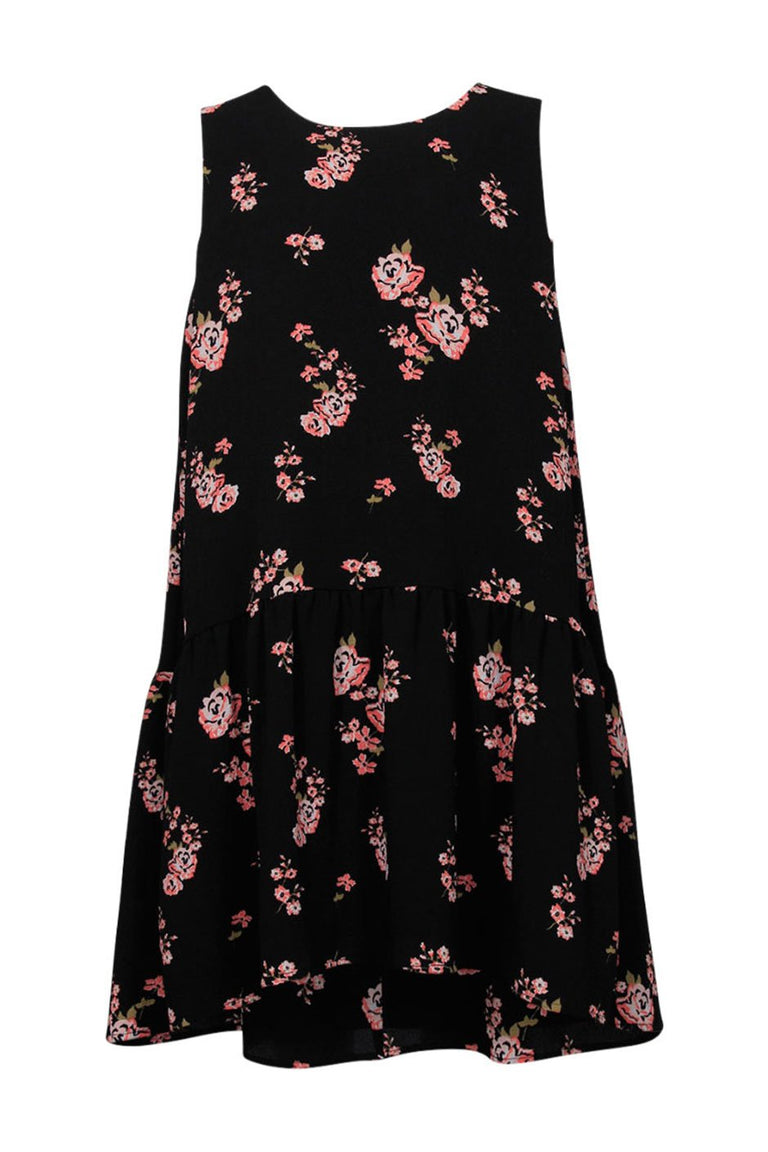 [TEST] Kids Floral Drop Waist Dress