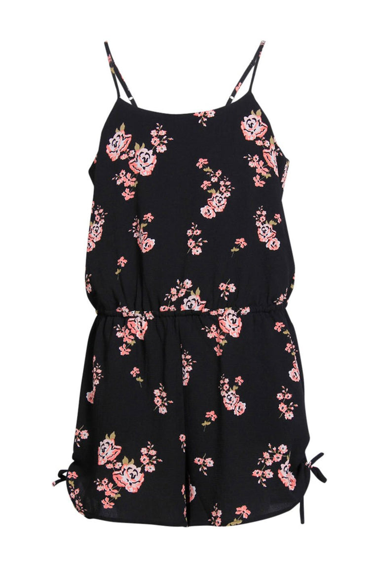 [TEST] Kids Floral Printed Playsuit