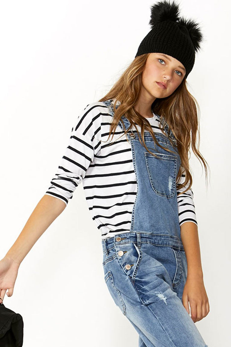 [TEST] Kids Distressed Long Overall