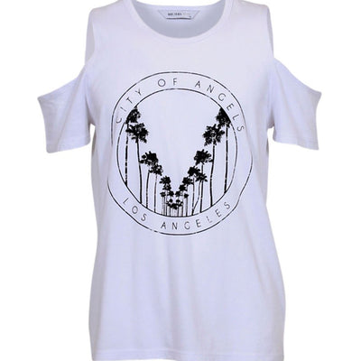 [TEST] Kids Cut Shoulder Print Tee